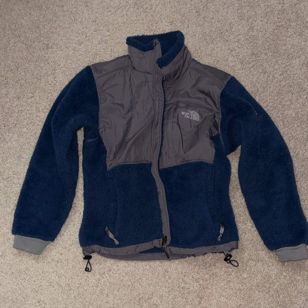 The North Face Woman’s Blue and Gray Fleece Jacket